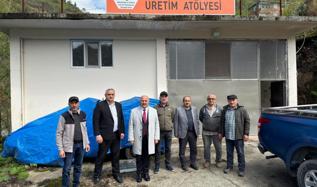 ÇAYELİ BELEDİYE BAŞKANI İSMAİL HAKKI ÇİFTÇİ TESİSİ ZİYARET EDEREK DESTEK