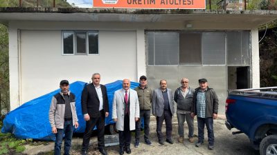 ÇAYELİ BELEDİYE BAŞKANI İSMAİL HAKKI ÇİFTÇİ TESİSİ ZİYARET EDEREK DESTEK