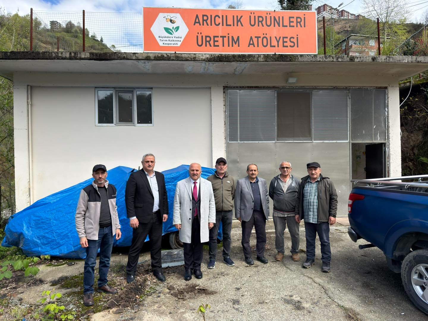 ÇAYELİ BELEDİYE BAŞKANI İSMAİL HAKKI ÇİFTÇİ TESİSİ ZİYARET EDEREK DESTEK