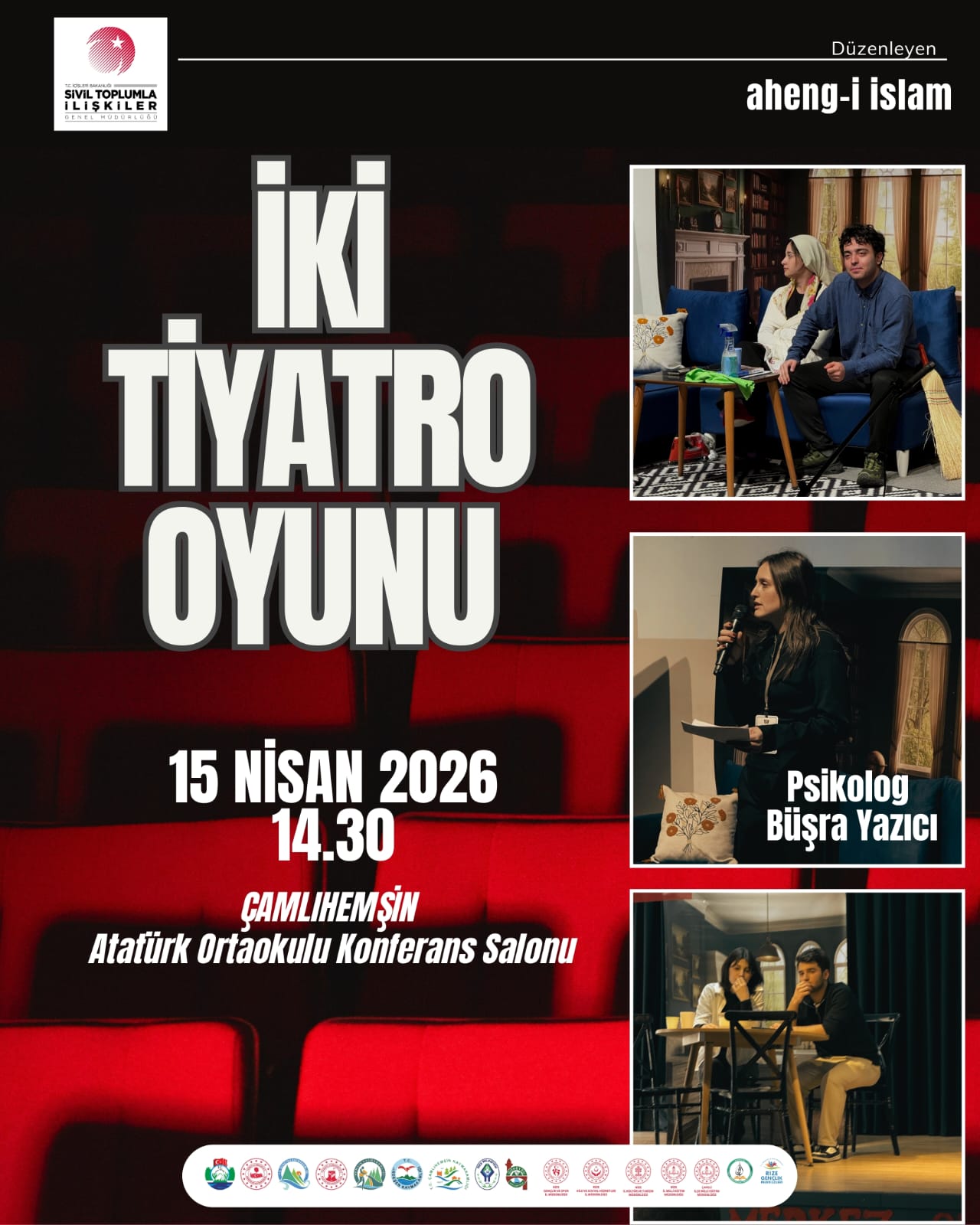 Sanat ve Psikoloji Aynı Sahnede Buluşuyor: Aile Kurumuna Güçlü Toplumsal