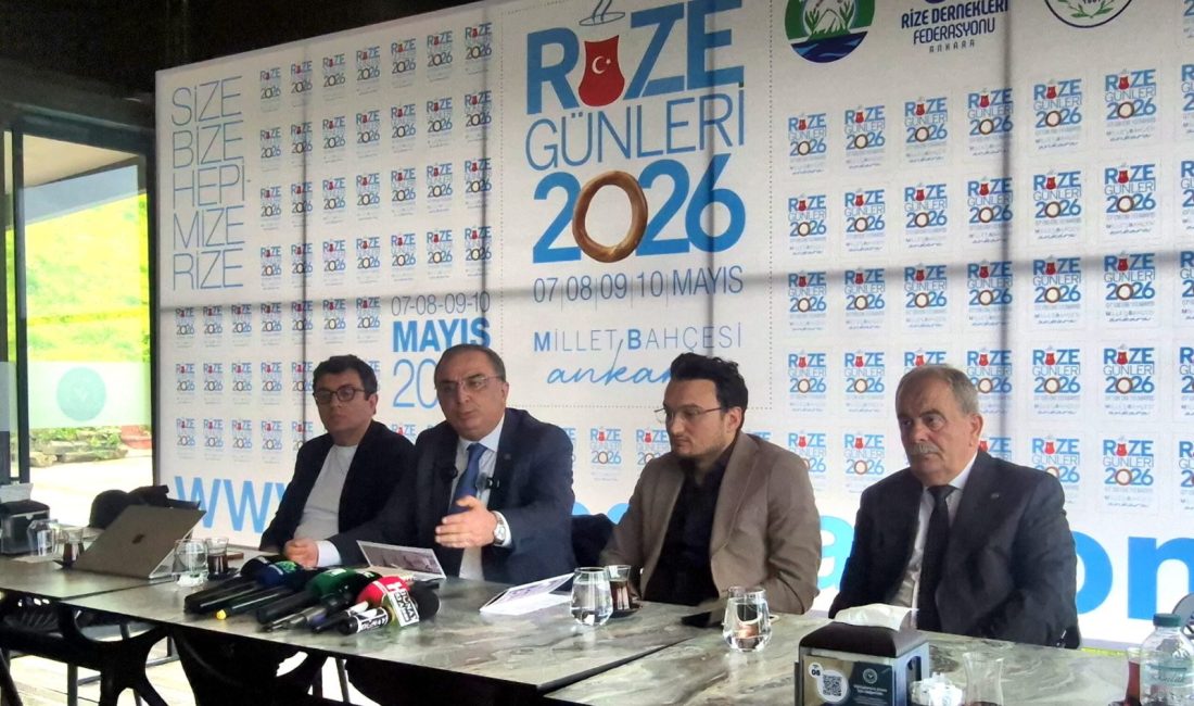 Ankara Rize Dernekler Federasyonu (RİDEF) tarafından, Rize Valiliği ve Rize