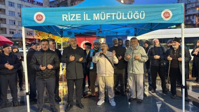 Diyanet İşleri Başkanlığı organizasyonu ile Rize’den hac ibadeti için kutsal