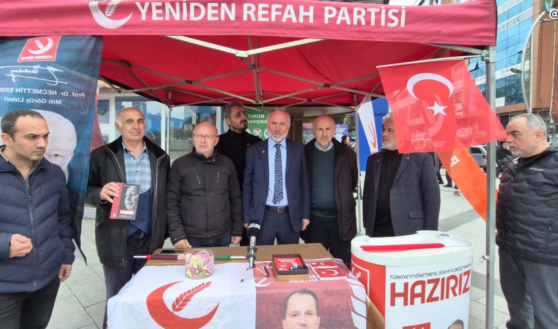 Yeniden Refah Partisi İl Başkanlığı tarafından başlatılan imza kampanyasıyla, Türkiye
genelinde