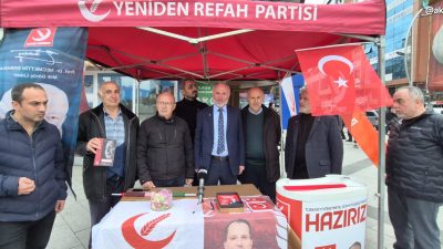 Yeniden Refah Partisi İl Başkanlığı tarafından başlatılan imza kampanyasıyla, Türkiye
genelinde