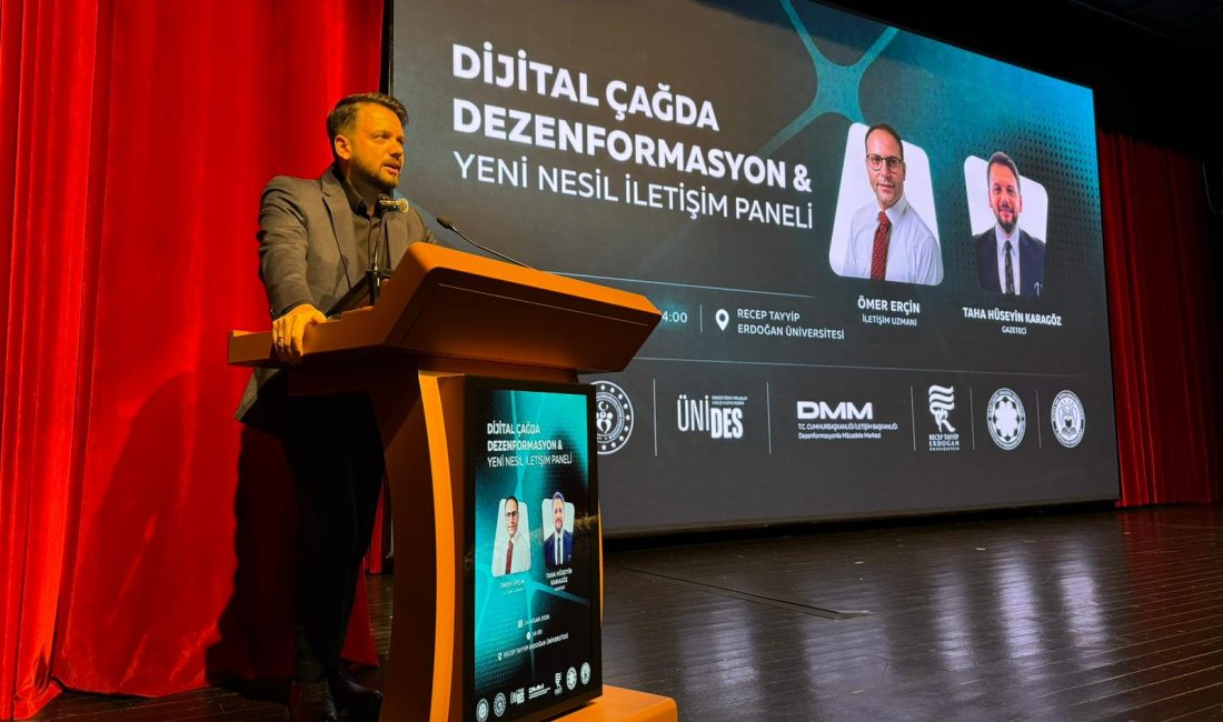 Recep Tayyip Erdoğan Üniversitesinde Dijital Çağda Dezenformasyonla Mücadele ve Yeni