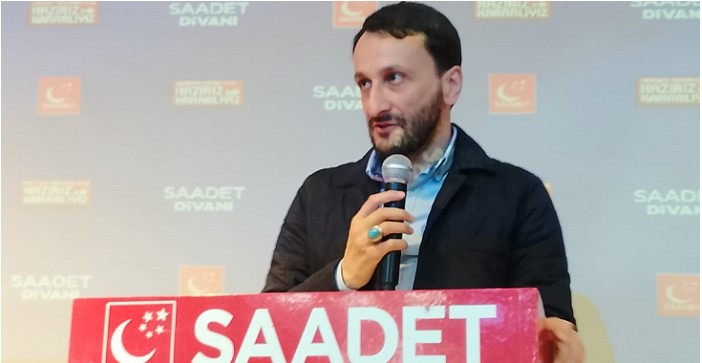 Ortadoğu Uzmanı gazeteci-yazar Ramazan Bursa, Saadet Partisi Rize İl Divan