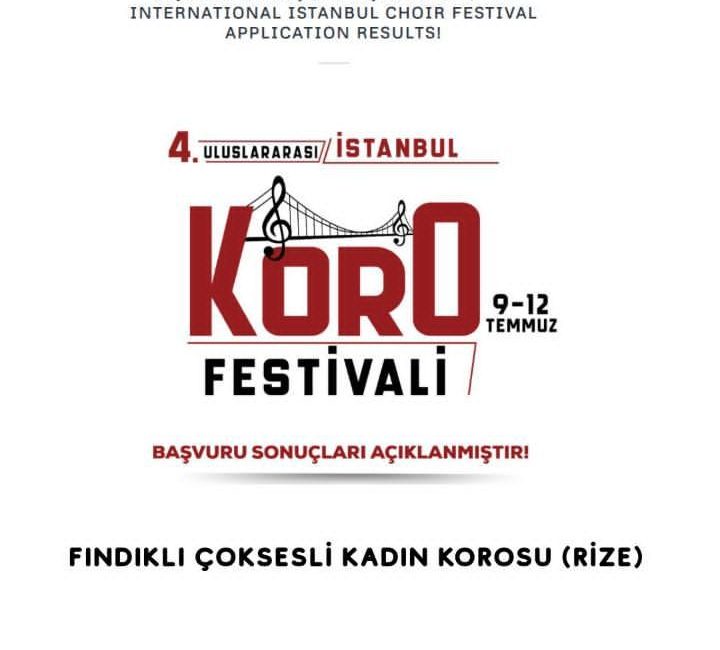 4. Uluslararası İstanbul Koro Festivali başvuru sonuçları açıklandı. Türkiye’den ve