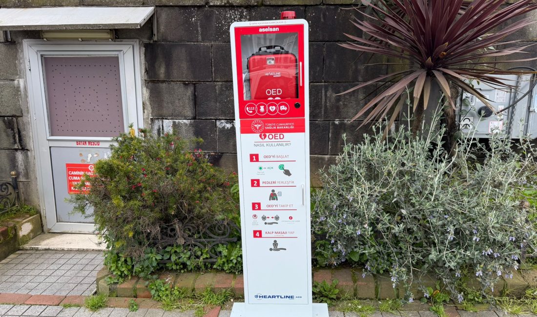 Sağlık Bakanlığı tarafından ilimize gönderilen 5 adet Otomatik Eksternal Defibrilatör