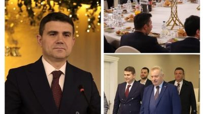 AK Parti Rize İl Başkanı Yılmaz Katmer ve il protokolü,