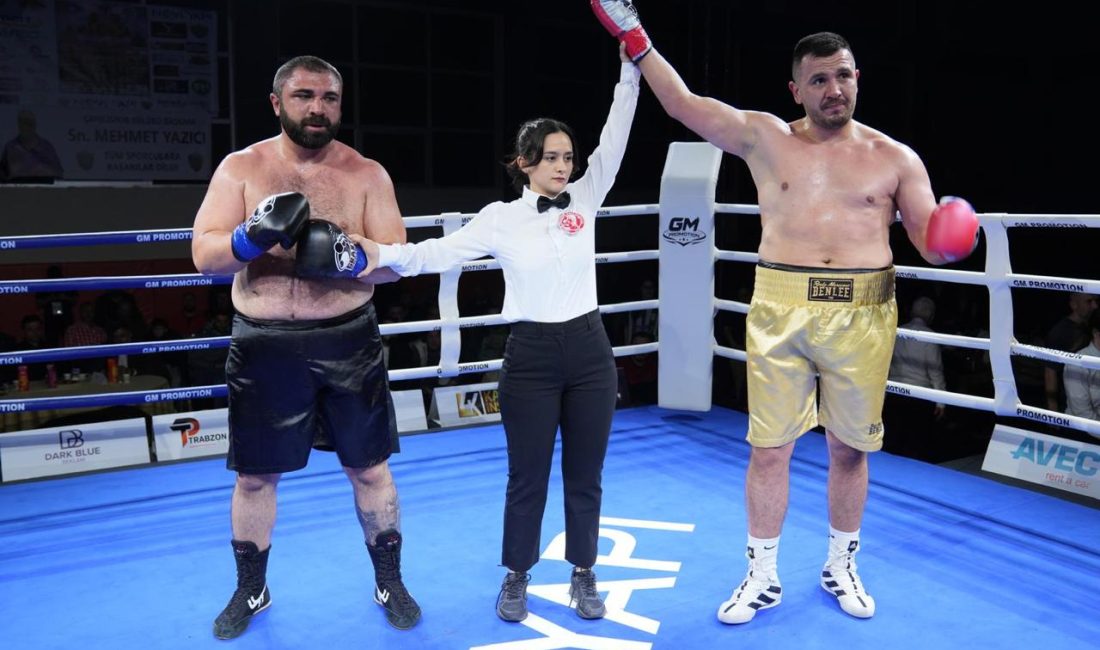 Rize’nin Çayeli ilçesinde düzenlenen uluslararası boks organizasyonu “Çayeli Şampiyonlar Gecesi”,