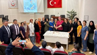 Rize’de, 12 Mayıs Hemşireler Günü ve Hemşireler Haftası dolayısıyla düzenlenen