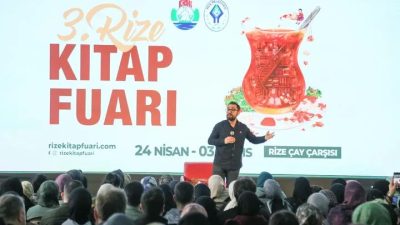Kitapla, fikirle ve yazarlarla buluşmaya devam eden 3. Rize Kitap