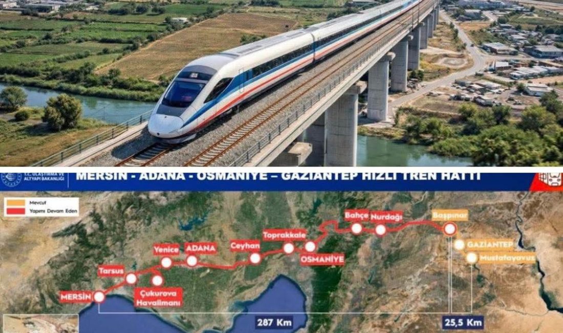 ADNAN ONAY &nbsp; Gaziantep ile Mersin arasında büyük bir hızla