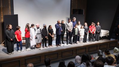 Vali İhsan Selim Baydaş, eşi Zeyneb Baydaş ile birlikte, Güneysu