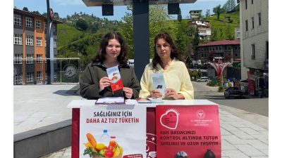 11-17 Mayıs Dünya Tuza Dikkat Haftası Kapsamında Farkındalık Etkinlikleri Gerçekleştirildi