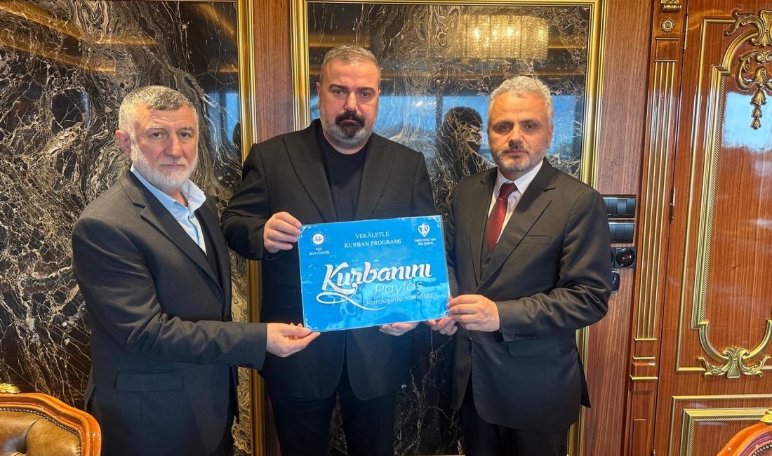 Türkiye Diyanet Vakfı’nın (TDV) “Kurbanını Paylaş Kardeşinle Yakınlaş” sloganıyla başlattığı