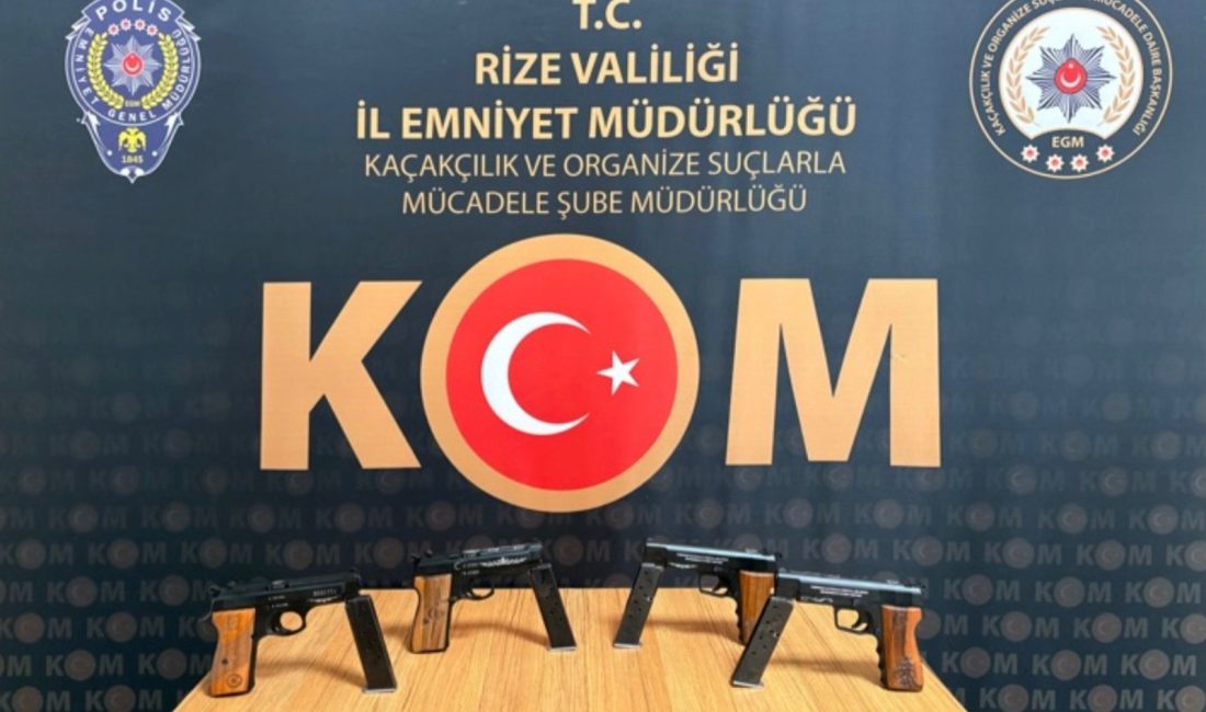 İl genelinde suç ve suçluyla mücadelemiz kararlılıkla devam eden Rize