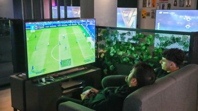 RİBEGEM 10. Yıl Gençlik Şöleni kapsamında düzenlenen PlayStation Turnuvası gençlerin