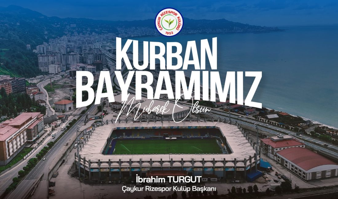 Çaykur Rizespor kulüp Başkanı İbrahim Turgut'dan kutlama
