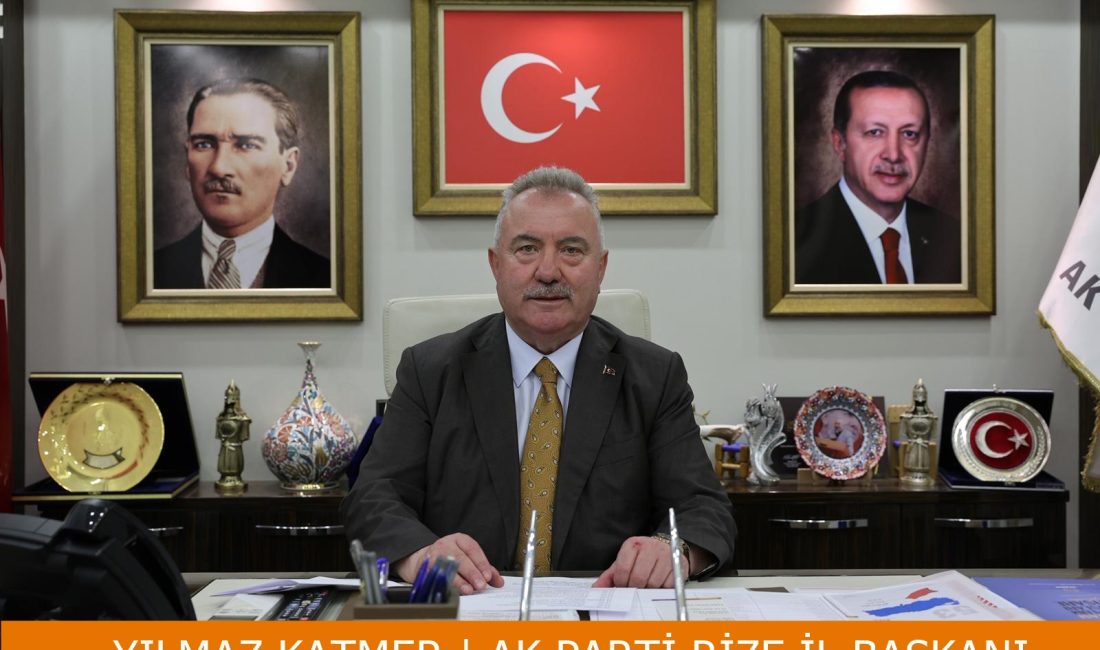 AK Parti Rize İl Başkanı Yılmaz Katmer, Kurban Bayramı dolayısıyla