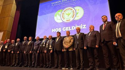 Mevcut Başkan İbrahim Turgut’ un aday olmadığı Çaykur Rizespor kongresine