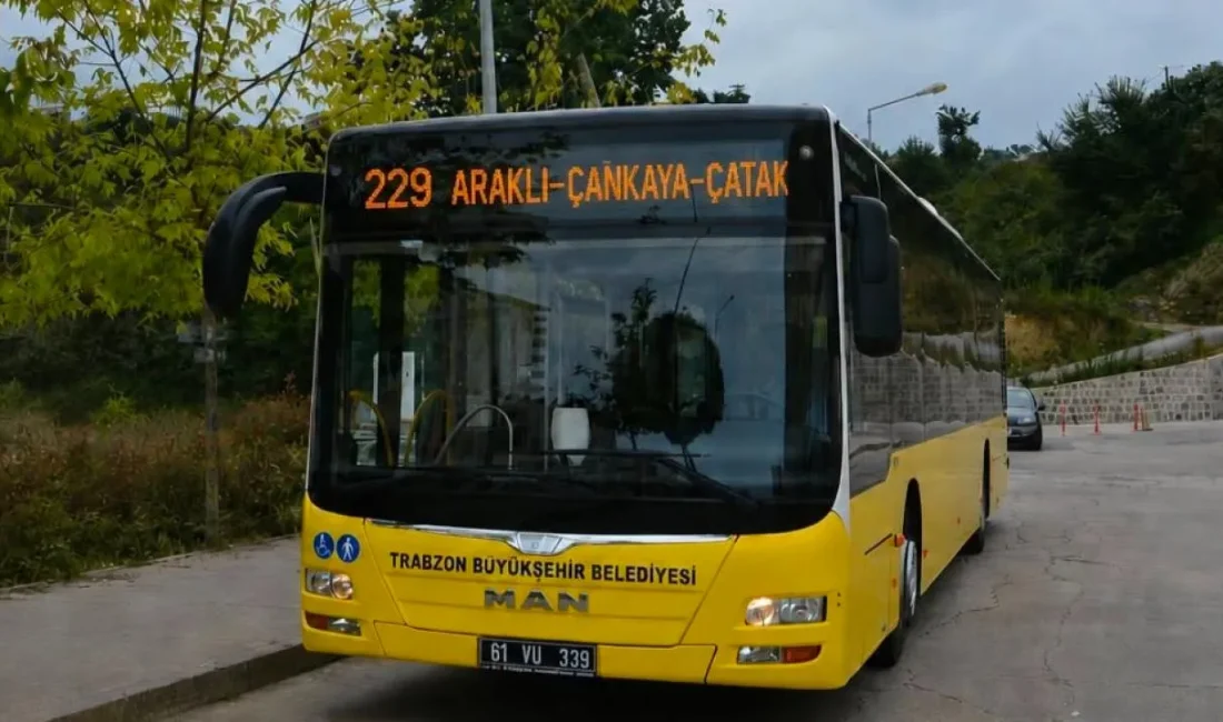 Trabzon Büyükşehir Belediyesi, toplu ulaşım ağını genişleterek Arsin ve Araklı'da