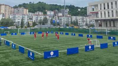 Ulusal Spor Projeleri kapsamında düzenlenen “5x5 Futbol Gençlik Kupası Bölge