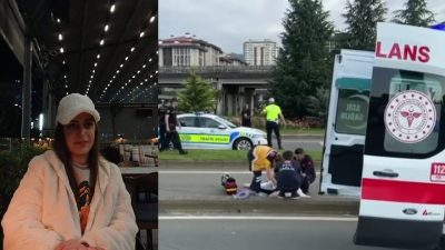Rize kent merkezinde Karadeniz Sahil Yolu üzerinde meydana gelen trafik