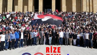 Eğitim-İş Rize Şube Başkanı Hamza Kutay, sendikanın 2025-2026 Eğitim-Öğretim Yılı