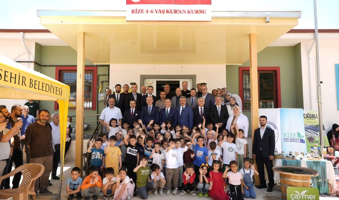 Rize 4-6 Yaş Kur’an Kursu” Ziyaret Edildi