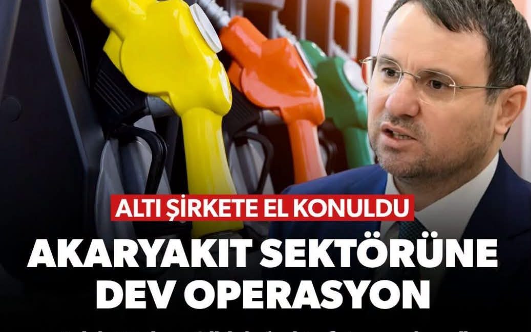 Adalet Bakanı Akın Gürlek, akaryakıt sektöründe sahte fatura ve hayali