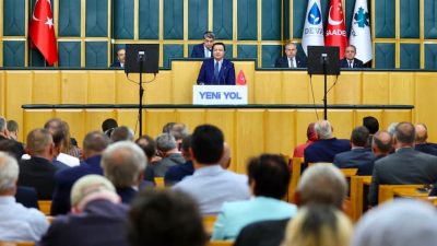 Saadet Partisi Genel Başkanı Mahmut Arıkan, TBMM’de gerçekleştirilen grup toplantısında