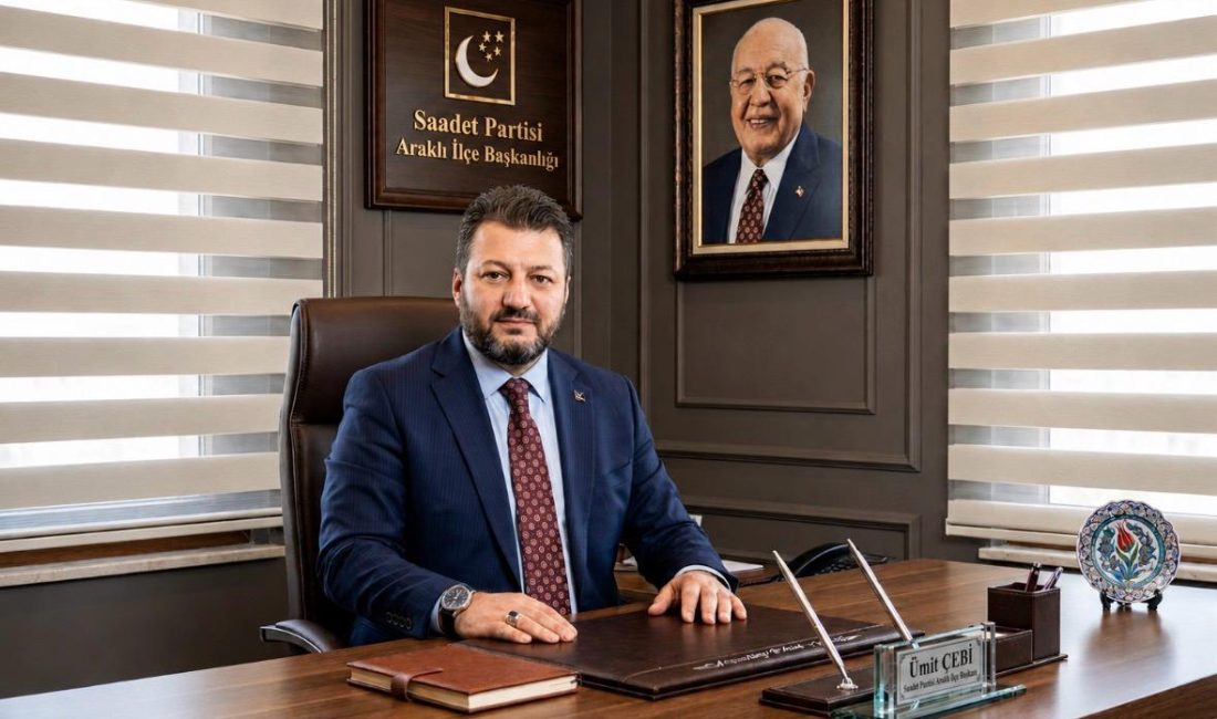 Saadet Partisi Araklı İlçe Başkanı Ümit Çebi, ülkedeki ekonomik zorlukların