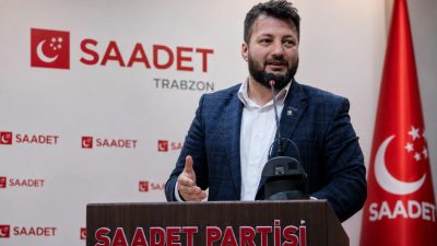 Saadet Partisi Araklı İlçe Başkanı Ümit Çebi ,Araklı Belediye Başkanı
