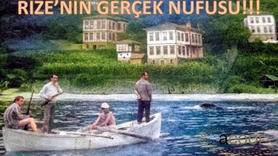 Rize’nin nüfusu son yıllarda yaklaşık 345 – 350 bin kişi