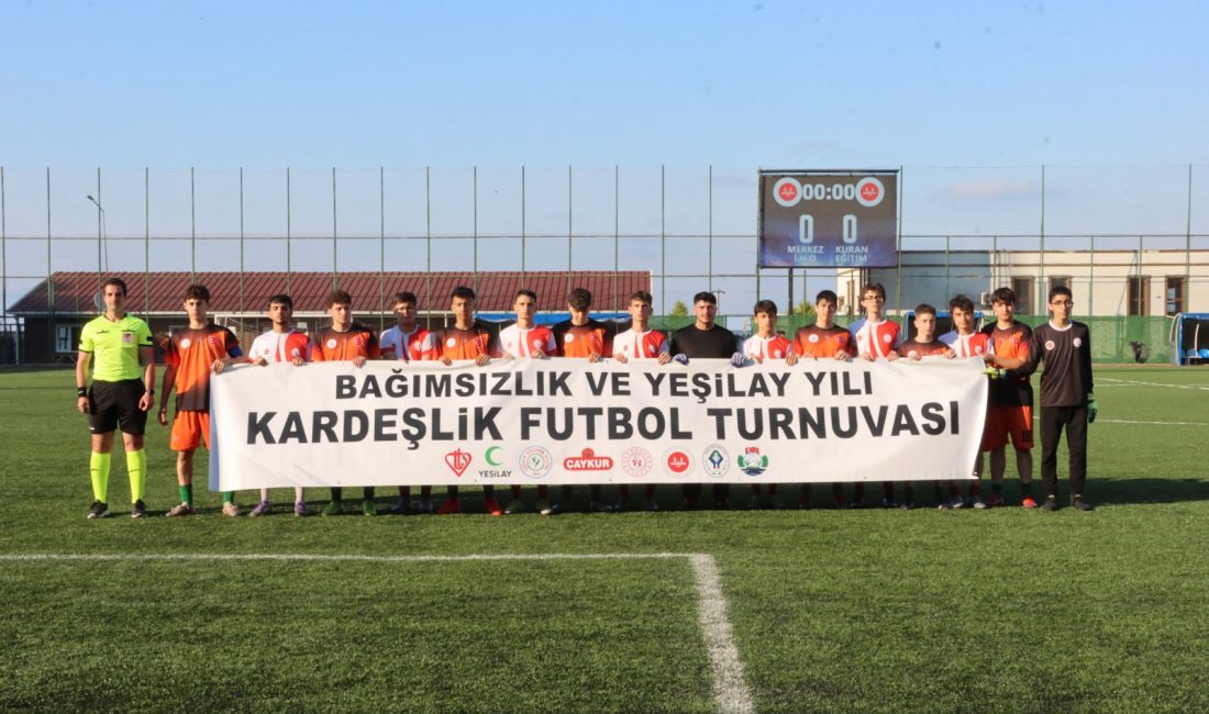 Rize’de bu yıl 3.’sü düzenlenen “Hafızlık Kur’an Kursları Arası Futbol