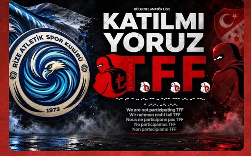 Rize Atletik Spor Kulübü, Türkiye Futbol Federasyonu'nun (TFF) Bölgesel Amatör
