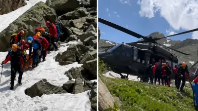 Jandarma Genel Komutanlığı, Rize'nin Çamlıhemşin ilçesinde yüksekten düşerek yaralanan bir