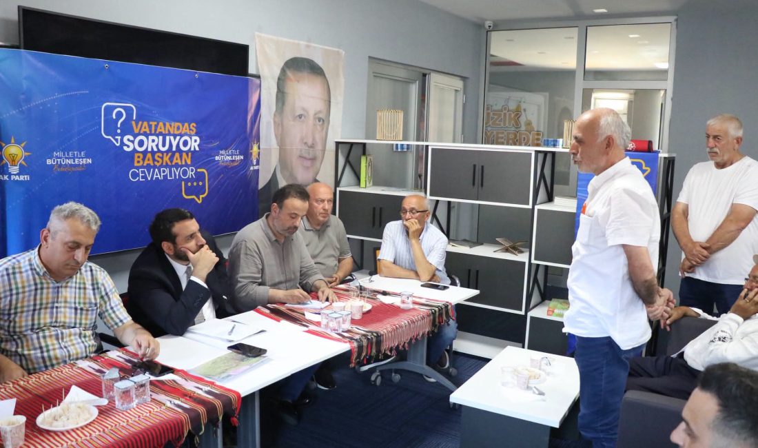 AK Parti Rize Merkez İlçe Başkanlığı tarafından yürütülen "Vatandaş Soruyor,