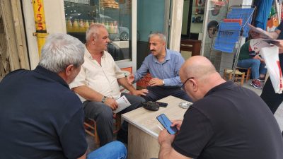 Saadet Partisi Rize Merkez İlçe Başkanı Mustafa Kalender ve ilçe