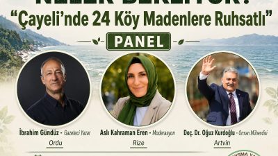 ÇAYELİNDE 24 KÖY MADENLERE KARŞI İŞ BİRLİĞİ İÇİNDE