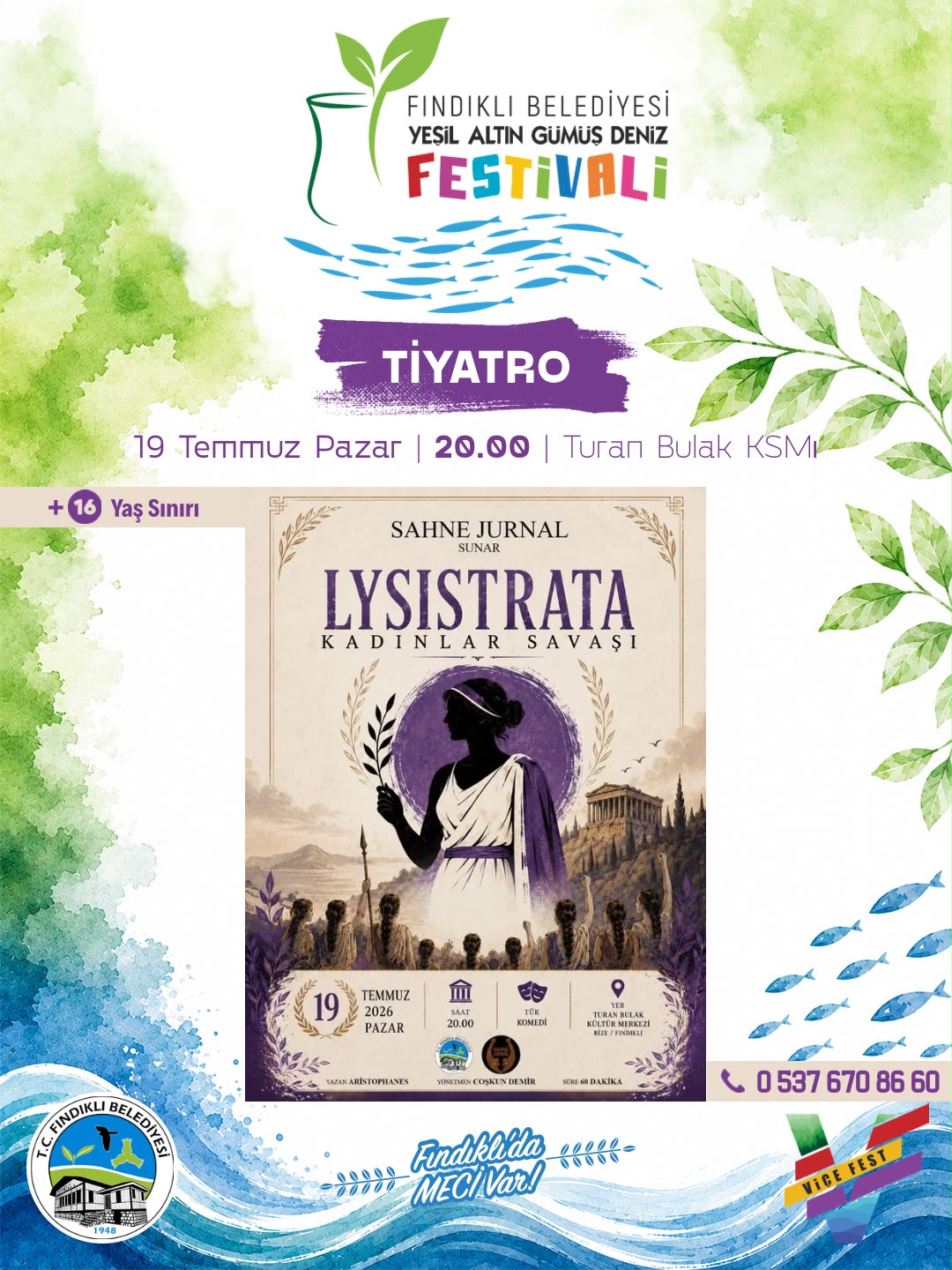 Rize'nin Fındıklı ilçesinde düzenlenen ViçeFest Yeşil Altın Gümüş Deniz Festivali,
