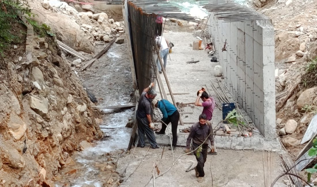 TAŞKINLARI ÖNLEMEK İÇİN DSİ TARAFINDAN ÇALIŞMA YAPILIYOR