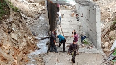 TAŞKINLARI ÖNLEMEK İÇİN DSİ TARAFINDAN ÇALIŞMA YAPILIYOR