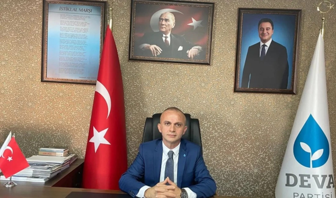 DEVA Partisi Rize İl Başkanı M. Engin Korkmaz, Türkiye'nin ev