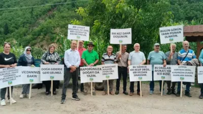 Artvin'in Şavşat ilçesinde, maden projesine karşı açılan davada köylüler, bilirkişi
