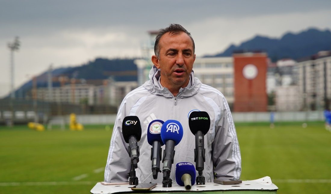 Çaykur Rizespor Teknik Direktörü Recep Uçar, Süper Lig’in ilk haftasında