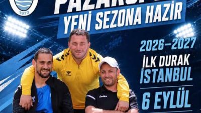 Pazarspor, 2026-2027 sezonunda ligdeki ilk sınavına İstanbul deplasmanında çıkacak. Mavi-beyazlı
