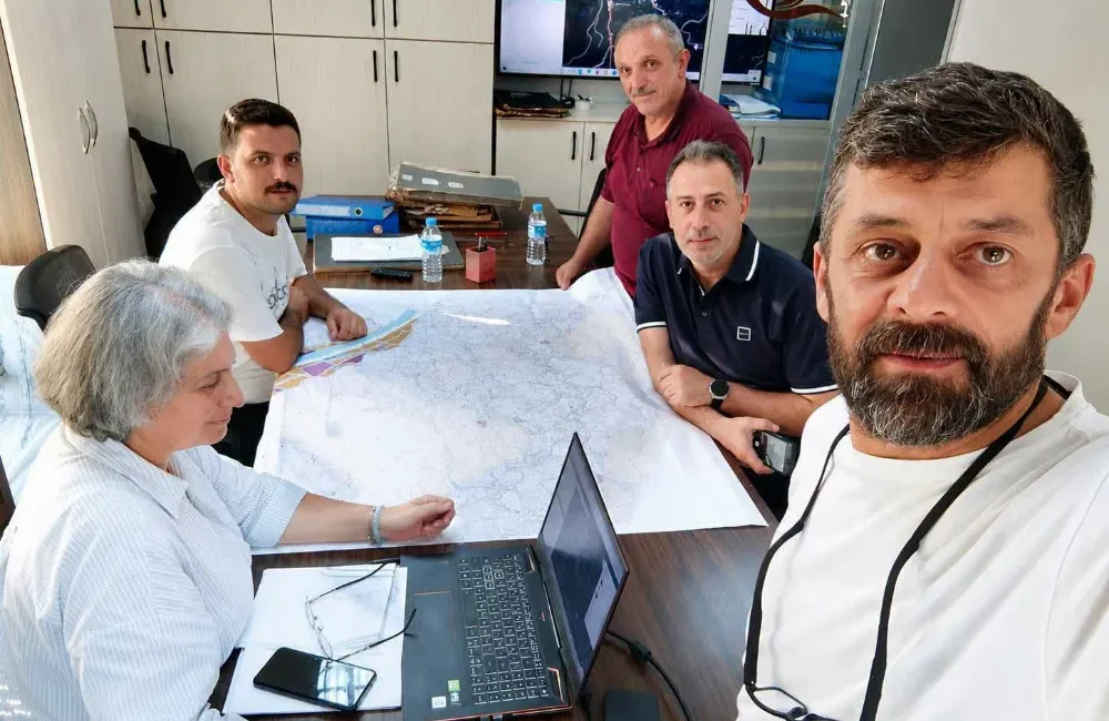 Rize merkeze bağlı Pazarköy Köyü’nde hanelere doğal gaz getirilmesi için