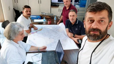 Rize merkeze bağlı Pazarköy Köyü’nde hanelere doğal gaz getirilmesi için